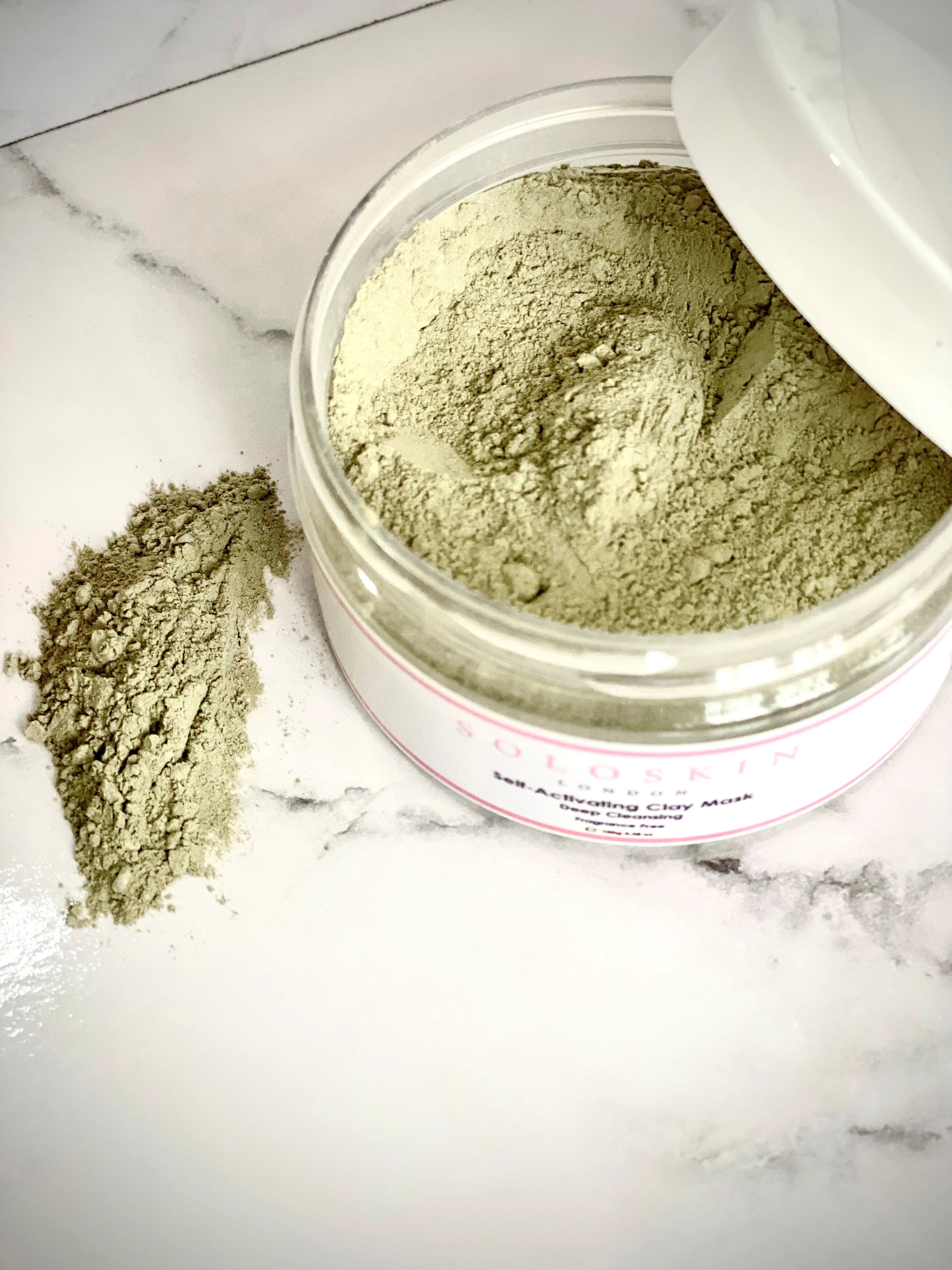 Green clay mask